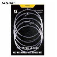 Goture 5pcs Tapered Leader Fly Fishing Line 9FT/2.74M 0X/1X/2X/3X/4X/5X/6X/7X Fly Line Leader With Loop Clear Nylon Line Fishing Lines