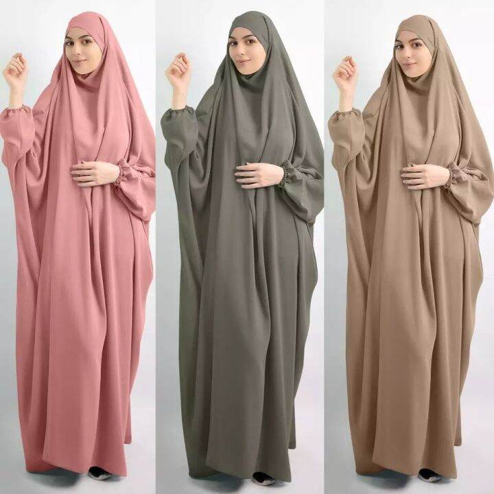 2023 Hooded Muslim Women Hijab Dress Prayer Garment Jilbab Abaya Long ...