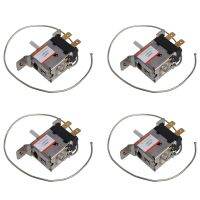 4X WPF22A 2Pin Refrigerator Refrigeration Thermostat W 30cm Metal Cord