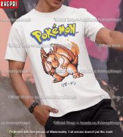 ?ส่งด่วน ฮิตมว๊าก?เสื้อยืด Unisex เสื้อคู่ Cotton TC รุ่น Pokemon Pixel Charizard ลิซาร์ดอน แบรนด์ Khepri ผ้านุ่ม ไม่หด รีดทับลายได้ ระวังของปลอม!