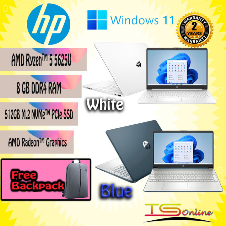 Hp 15s Eq3061au 15s Eq3062au Whiteblue Laptop Ryzen 5 8gb Ram 512gb Ssd Win 11 Lazada 0881