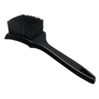 2Pcs Auto Tire Rim Brush Wheel Hub Cleaning Brushes Car Wheels Detailing Cleaning Parts Black White Tire Washing Tools