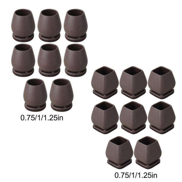 8PCS Integrated upgraded thickened table leg covers 15° slanted table