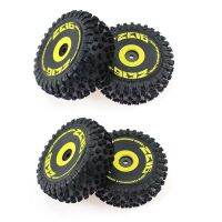 8Pcs Front and Rear Wheel Tire Tyre for 144001 144010 124016 124017 RC Car Upgrade Parts Spare Accessories