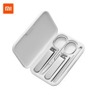 ZZOOI Hair Styling Sets Xiaomi Mijia Nail Clippers Tool Set 5pcs Pedicure Care Clippers Earpick Nail File Professional Beauty Tools Nail Cutter Trimmer Hair Styling Sets