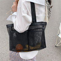 Picnic Bags Single-shoulder Bags Womens Handbags Womens Small Tote Bags Reusable Shopping Bags Mesh Beach Tote