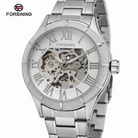 [COD] vibrato hot hollow steel belt mechanical watch mens automatic waterproof