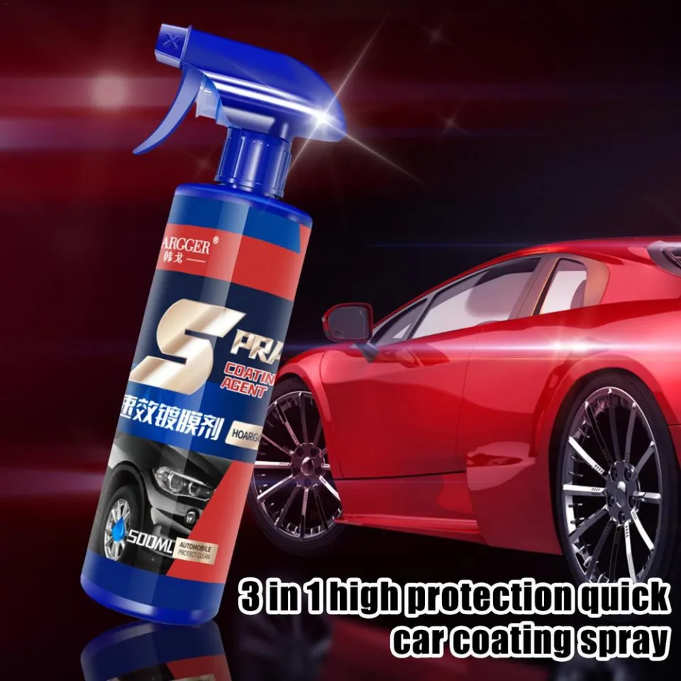 3 in 1 High Protection Quick Car Ceramic Coating Spray - Car Wax Polis –  Blue Mart