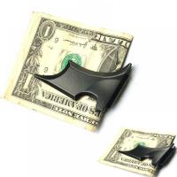 Popular Mens Stainless Steel Batwing Bat Slim ID Cash Money Clip Holder Magnetic ID Holder Wallet for Men Women Free Shipping