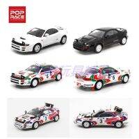 Popprace 1:64อุปกรณ์รถ Celica-สี่คาสตรอลทาสีรุ่นรถแข่งประดับ