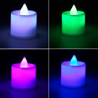 1 Pcs Romantic LED Flash Flameless Candle Light Birthday Dinner Spa Party Bar Room Elegant Decoration