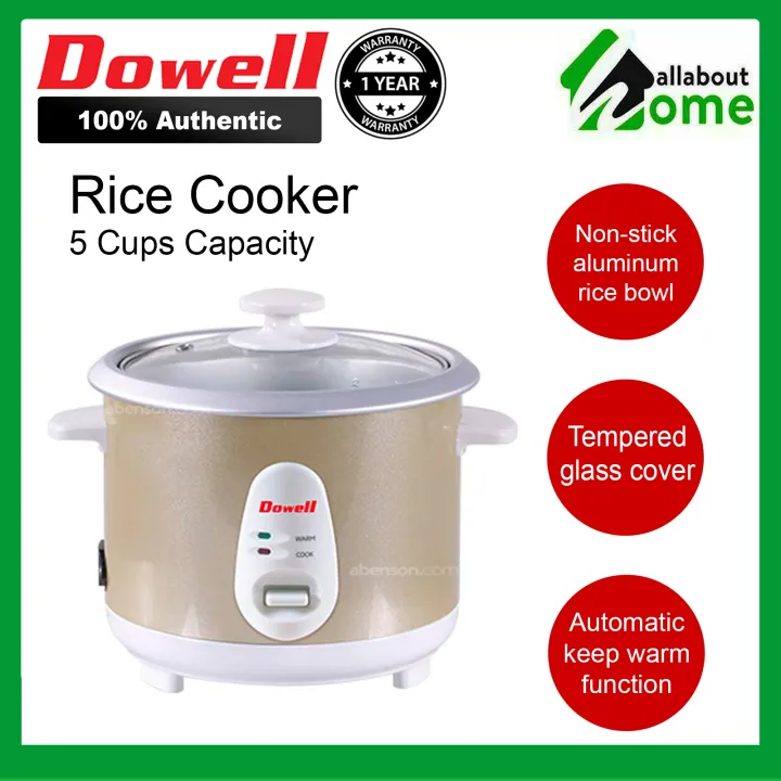 Dowell Rice cooker 5 Cups Capacity RC50G Lazada PH