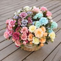 Artificial Peony Flower Bouquets Outdoor with Boxwood Leaves Stems Greenery Plant Decor For Home Wedding Party Decora Office Table Decora