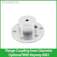 ■∏❈ Flange Coupling Inner Diameter Optional With Keyway High Quality 6061 High Strength Aluminum Alloy Omnidirectional Wheel Flange