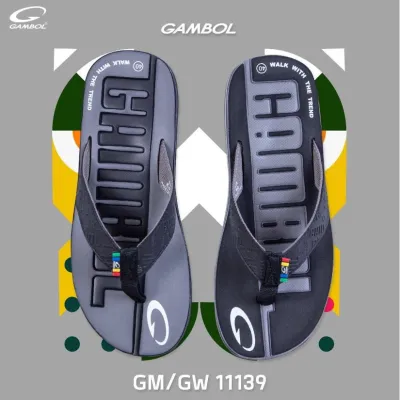 รองเท้าแตะ รองเท้า แฟชั่น GAMBOL [11139 รองเท้าแตะชายหญิง size38-44 ถูกสุดในไทย] แกมโบล GM11139/GW11139 รองเท้าแตะลำลอง Flip-Flop #1 G39