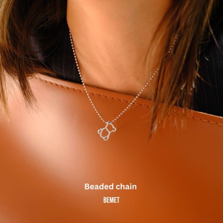 bemet-beaded-chain-2mm-สร้อยคอสแตนเลส