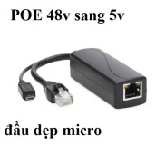 Bộ tách tín hiệu POE Splitter Tách POE 48v ra 5v cho camera imou ezviz
