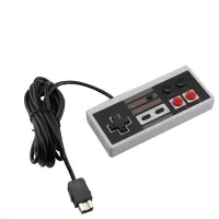 เทอร์โบมีสายสำหรับ NES รุ่นมินิคลาสสิก2.7เมตรจอยสติกไร้สายย้อนยุคสำหรับมินิ NES สำหรับแผ่นควบคุมเกม Wii LSB3882