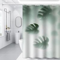 3D Digital Printing Resistant Waterproof Bathroom Shower Curtain  Polyester Shower Curtain Waterproof Mildew Resistant Bathroom Supplies Practical Home Decor 110603