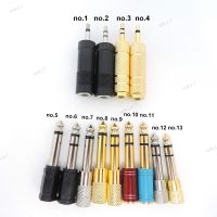 1x 2/3pole 6.5mm 6.35mm male female Jack Plug to 3.5mm male female Audio mono stereo converter Connector for Headphone Amplifier 17TH