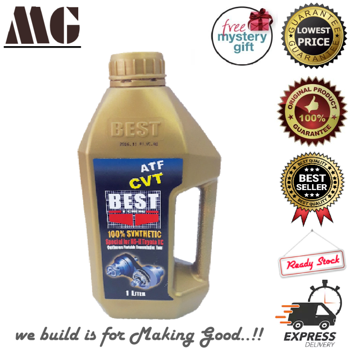 BEST ATF CVT 100 SYNTHETIC AUTOMATIC TRANSMISSION FLUID 1L CONTINUOUS