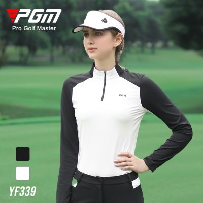 PGM golf long-sleeved womens autumn and winter new high elastic warm t-shirt all-match slimming suit golf