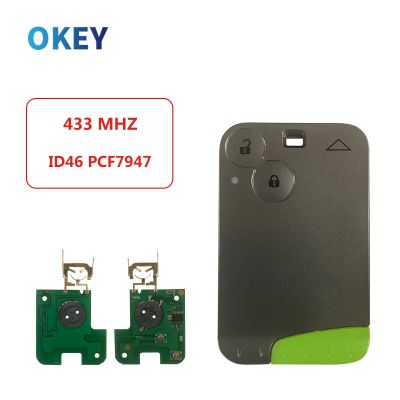 }{: -- “คีย์ Mobil Remote Control Okey สำหรับ Renault Laa Espace 2ปุ่ม433การ์ดกุญแจอัจฉริยะ Mhz PCF7947ชิป ID46รายการที่ไม่มีคีย์