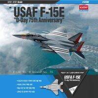 สถาบันการศึกษา1/72อเมริกัน F - 15 E Normandy 12568วันครบรอบ75th ของการเคลือบของเล่นแบบชุดสะสมการประกอบที่ได้รับการฟื้นฟูอย่างมาก