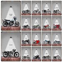 Kawasaki Series Motorcycle Retro Metal Tin Sign Decorative Plaque Iron Sheet Painting Men Cave Garage Club Home Wall Decoration