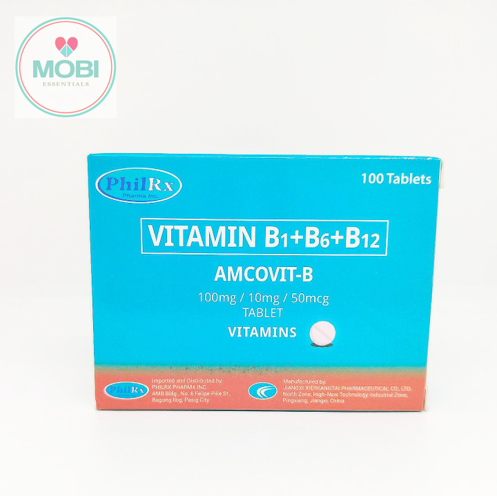 AMCOVIT-B VITAMIN B1 B6 B12 TABLET | Lazada PH