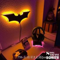 hyfvbujh❐❡ Super Night Bat Bedside Room Bar Wall Lamp SuperHero Atmosphere Sign light USB