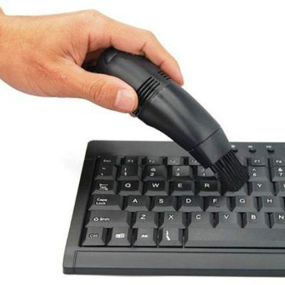Penyedot Debu Keyboard โต๊ะตั้งโต๊ะ USB ขนาดเล็กด้วยแปรง