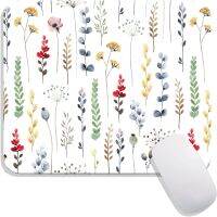 【jw】✔  Floral Watercolor Premium-Textured Mousepads Design Mousepad Non-Slip Rubber Base Computer