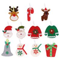 Miniature Christmas Ornaments Small Cute Decorations for Christmas Tree Christmas Santa Claus Snowman Bell Elk Pendant Festive Gift Party Favor pleasure