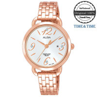 Time&amp;Time ALBA นาฬิกาข้อมือผู้หญิง สีพิงค์โกล สายสแตนเลส รุ่น AH7N18X1 (ประกันศูนย์ไซโกประเทศไทย)