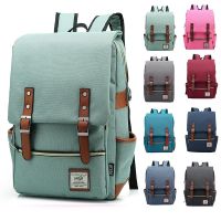 【jw】❆  Moda Laptop Mochila Mulheres Lona Homens lona Viagem Lazer Mochilas School Para Adolescente