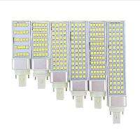 [HOT JIANYAN HOT] Lampada G23 G24 E27 5W 7W 9W 11W 13W 15W 85V-265V LED ปลั๊กแนวนอนโคมไฟ SMD5050 Bombillas LED PL ข้าวโพดหลอดไฟ Spot Light CE RoHS