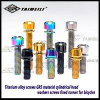 Titanium Alloy Sekrup GR5 Bahan M6X16/18/20/25/30 Mm Silinder Kepala Mesin Cuci Sekrup Tetap sekrup untuk Sepeda