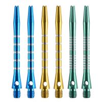 ❏☑ 12pcs/lot Aluminum Alloy Dart Shafts Harrows Darts Professional Stems 2BA Standard Screw Thread