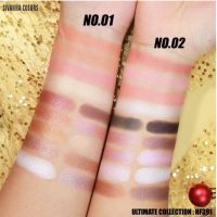 NP HF391 Sivanna Colors Ultimate Collection ซีเวียน่า พาเลตอายแชโดว์และบลัชออน พร้อมแปรง เครื่องสำอาง makeup