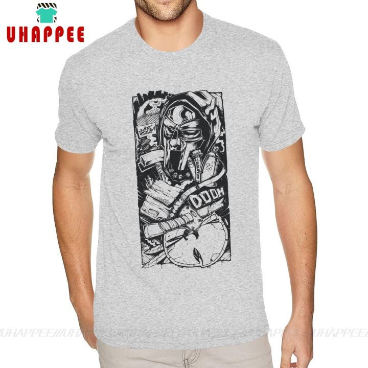 stylish-mf-doom-tshirt-cotton-for-mens-gray-shirts