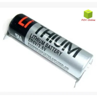 Toshiba ER6V/3.6V 2400mAh รุ่นมีขา แบตเตอรี่ลิเธียม PLC Industrial Battery