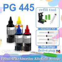 Canon PG 445 ink cartridge 446  PG445XL CL446XL refillable 100ml ink cartridge for  Canon PIXMA MX494 MG2440 MG2540 MG2940 MG2942 MG2944 IP2840 Printers