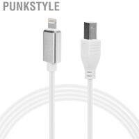 d Punkstyle OTG to MIDI Cable USB Adapter Aluminum Alloy Electric Piano Drum Musical Instrument Data Wire zed