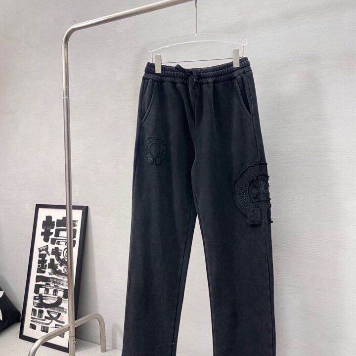 Chrome Hearts washed advanced gray horseshoe cloth embroidered mop