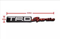 โลโก้ TRD Sportivo ติดท้ายรถยนต์ Toyota ได้ทุกรุ่น ขนาดความยาว 16 cm. กว้าง 2cm.