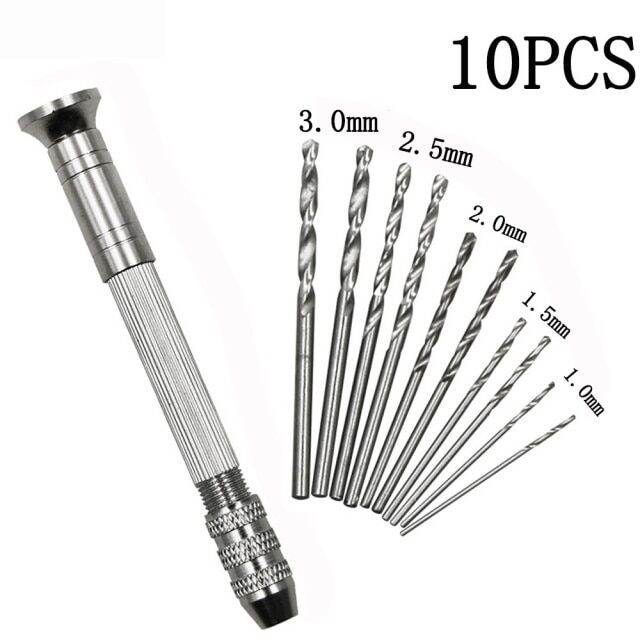 hh-ddpjvastar-hand-drill-jewelry-craft-hand-manual-drill-chuck-mini-hand-10pcs-twist-drill-bits