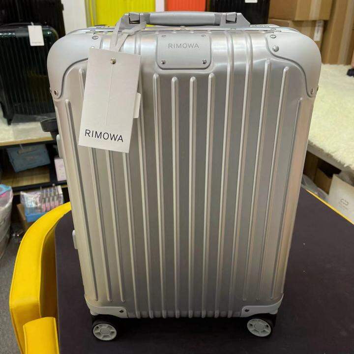 Rimowa Deluxe กระเป๋าอลูมิเนียมอัลลอยด์ของแท้ชุดเดิมขนาดห้องโดยสาร21