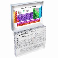 ตารางธาตุ อะคริลิค เครื่องประดับ สําหรับนักเรียน ครู สอนเคมี