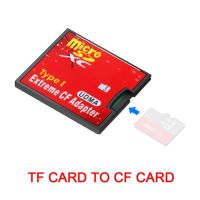 ZZOOI Rocketek Micro SD TF to CF/SD Memory Card Reader Converter Adapter MicroSD SDHC to Compact Flash Type I